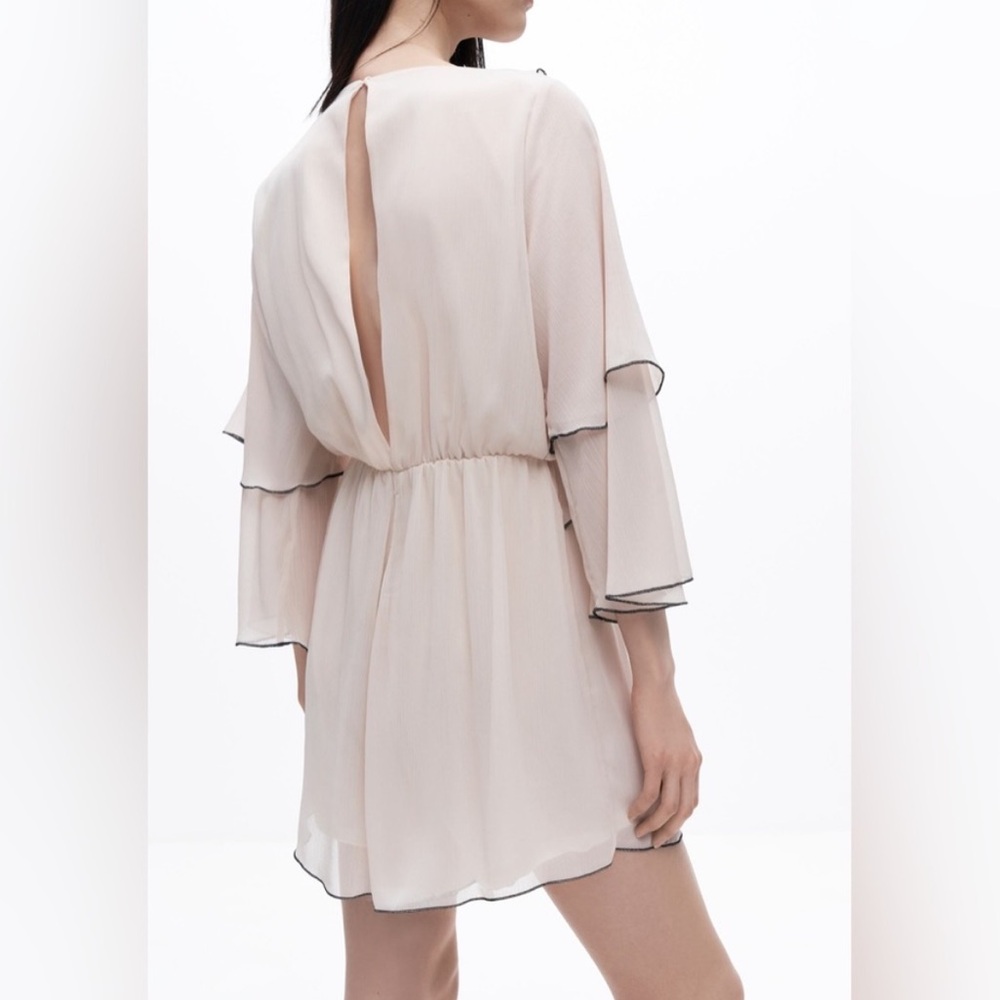 ZARA Bloggers Favorite Ruffled Short Jumpsuit - Picture 5 of 12